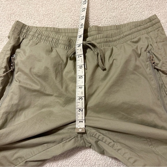 Stella McCartney x Adidas Khaki Tan Snap Up Cropped Pants - Picture 7 of 13